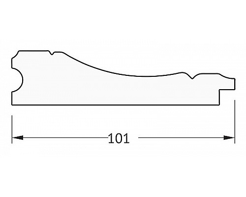 Купить Зеркало Evoform Definite 103х83 BY 3288 в багетной раме - Вензель серебряный 101 мм в магазине сантехники Santeh-Crystal.ru