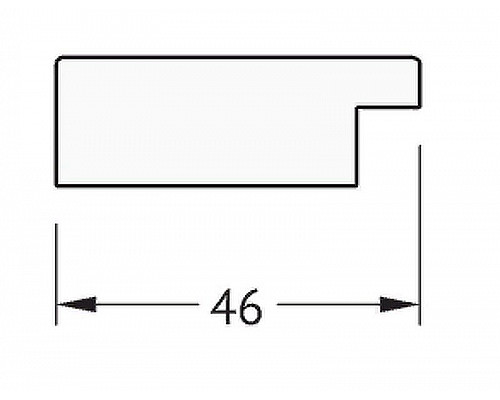 Купить Зеркало Evoform Definite 101х51 BY 3070 в багетной раме - Волна алюминий 46 мм в магазине сантехники Santeh-Crystal.ru