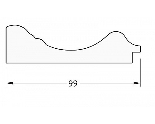 Приобрести Зеркало Evoform Definite 102х82 BY 3284 в багетной раме - Травленое серебро 99 мм в магазине сантехники Santeh-Crystal.ru