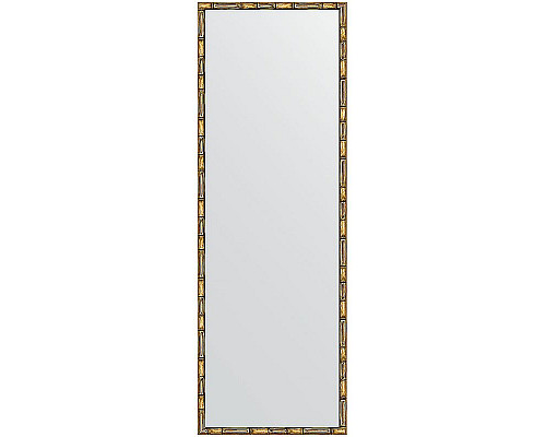 Приобрести Зеркало Evoform Definite 137х47 BY 0712 в багетной раме - Золотой бамбук 24 мм в магазине сантехники Santeh-Crystal.ru