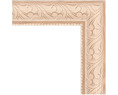 Приобрести Зеркало Evoform Definite 134х74 BY 1101 в багетной раме - Беленый дуб 57 мм в магазине сантехники Santeh-Crystal.ru