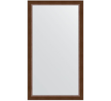 Зеркало Evoform Definite 136х76 BY 1104 в багетной раме - Орех 65 мм