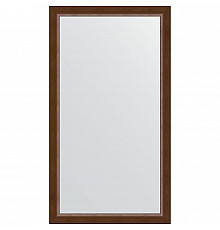 Зеркало Evoform Definite 136х76 BY 1104 в багетной раме - Орех 65 мм