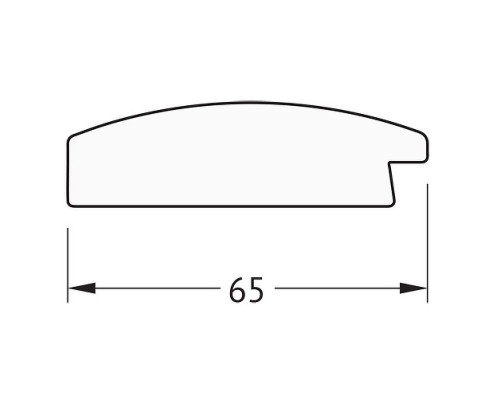 Заказать Зеркало Evoform Definite 136х76 BY 1104 в багетной раме - Орех 65 мм в магазине сантехники Santeh-Crystal.ru
