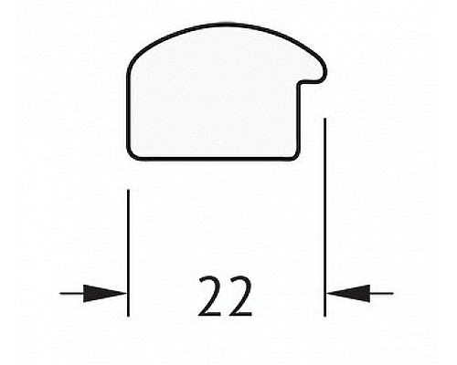 Заказать Зеркало Evoform Definite 138х48 BY 0707 в багетной раме - Махагон 22 мм в магазине сантехники Santeh-Crystal.ru