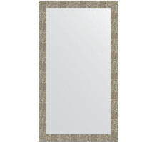 Зеркало Evoform Definite 136х76 BY 3308 в багетной раме - Соты титан 70 мм