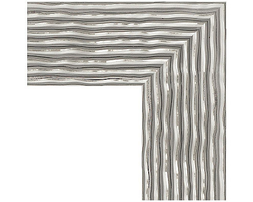 Заказать Зеркало Evoform Definite 140х80 BY 3313 в багетной раме - Волна хром 90 мм в магазине сантехники Santeh-Crystal.ru