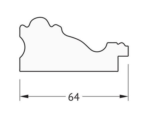 Заказать Зеркало Evoform Definite 135х75 BY 3301 в багетной раме - Версаль кракелюр 64 мм в магазине сантехники Santeh-Crystal.ru