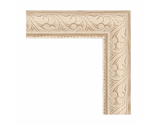 Купить Зеркало Evoform Definite 114х64 BY 1086 в багетной раме - Беленый дуб 57 мм в магазине сантехники Santeh-Crystal.ru