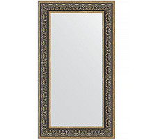 Зеркало Evoform Definite 113х63 BY 3096 в багетной раме - Вензель серебряный 101 мм