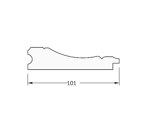 Купить Зеркало Evoform Definite 113х63 BY 3096 в багетной раме - Вензель серебряный 101 мм в магазине сантехники Santeh-Crystal.ru