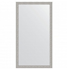 Зеркало Evoform Definite 111х61 BY 3198 в багетной раме - Волна алюминий 46 мм