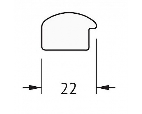 Заказать Зеркало Evoform Definite 148х68 BY 0758 в багетной раме - Махагон 22 мм в магазине сантехники Santeh-Crystal.ru