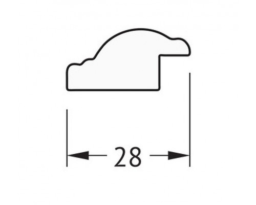 Приобрести Зеркало Evoform Definite 148х68 BY 0759 в багетной раме - Витое серебро 28 мм в магазине сантехники Santeh-Crystal.ru