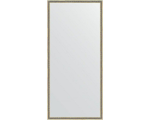 Приобрести Зеркало Evoform Definite 148х68 BY 0760 в багетной раме - Витое золото 28 мм в магазине сантехники Santeh-Crystal.ru