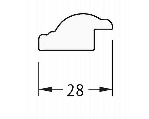 Приобрести Зеркало Evoform Definite 148х68 BY 0760 в багетной раме - Витое золото 28 мм в магазине сантехники Santeh-Crystal.ru