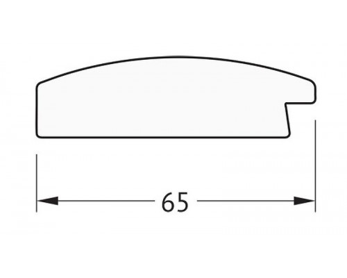 Приобрести Зеркало Evoform Definite 146х56 BY 1074 в багетной раме - Орех 65 мм в магазине сантехники Santeh-Crystal.ru