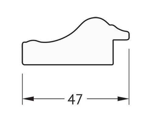 Заказать Зеркало Evoform Definite 142х52 BY 1068 в багетной раме - Сусальное золото 47 мм в магазине сантехники Santeh-Crystal.ru