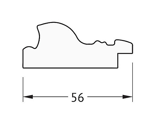 Приобрести Зеркало Evoform Definite 144х54 BY 3104 в багетной раме - Виньетка состаренное серебро 56 мм в магазине сантехники Santeh-Crystal.ru