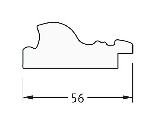 Заказать Зеркало Evoform Definite 144х54 BY 3105 в багетной раме - Виньетка состаренная бронза 56 мм в магазине сантехники Santeh-Crystal.ru
