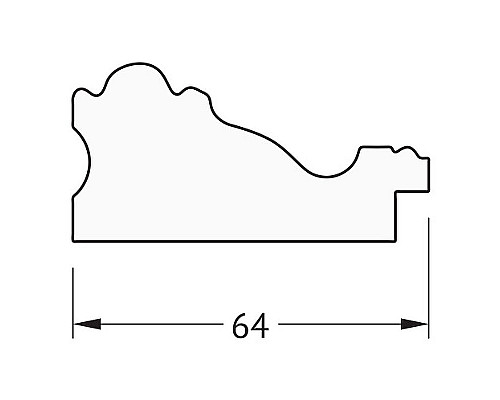 Приобрести Зеркало Evoform Definite 145х55 BY 3109 в багетной раме - Версаль кракелюр 64 мм в магазине сантехники Santeh-Crystal.ru