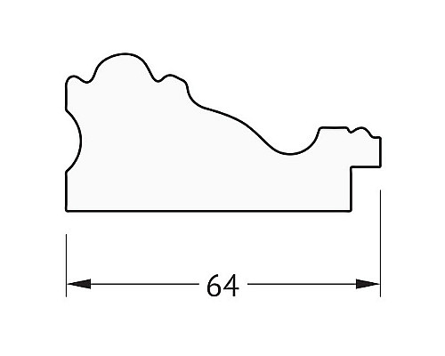 Заказать Зеркало Evoform Definite 145х55 BY 3111 в багетной раме - Версаль бронза 64 мм в магазине сантехники Santeh-Crystal.ru