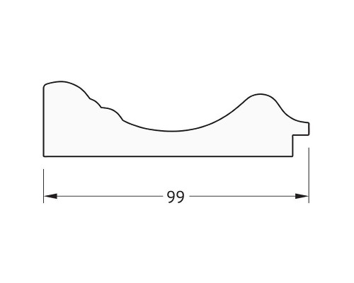 Купить Зеркало Evoform Definite 142х82 BY 3317 в багетной раме - Травленая бронза 99 мм в магазине сантехники Santeh-Crystal.ru