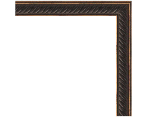 Купить Зеркало Evoform Definite 45х35 BY 1328 в багетной раме - Витой махагон 28 мм в магазине сантехники Santeh-Crystal.ru