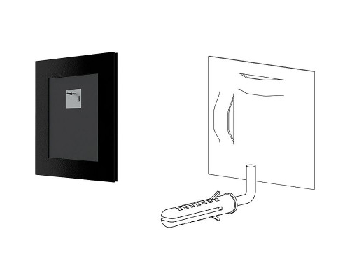 Купить Зеркало Evoform Definite 45х35 BY 1328 в багетной раме - Витой махагон 28 мм в магазине сантехники Santeh-Crystal.ru