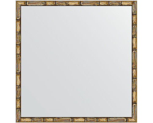 Приобрести Зеркало Evoform Definite 57х57 BY 0609 в багетной раме - Золотой бамбук 24 мм в магазине сантехники Santeh-Crystal.ru
