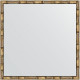 Приобрести Зеркало Evoform Definite 57х57 BY 0609 в багетной раме - Золотой бамбук 24 мм в магазине сантехники Santeh-Crystal.ru
