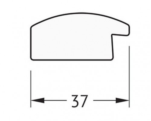 Заказать Зеркало Evoform Definite 46х36 BY 1333 в багетной раме - Клен 37 мм в магазине сантехники Santeh-Crystal.ru