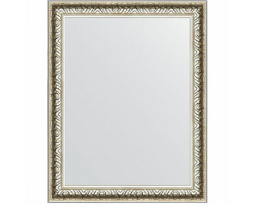 Приобрести Зеркало Evoform Definite 47х37 BY 1342 в багетной раме - Мельхиор 41 мм в магазине сантехники Santeh-Crystal.ru