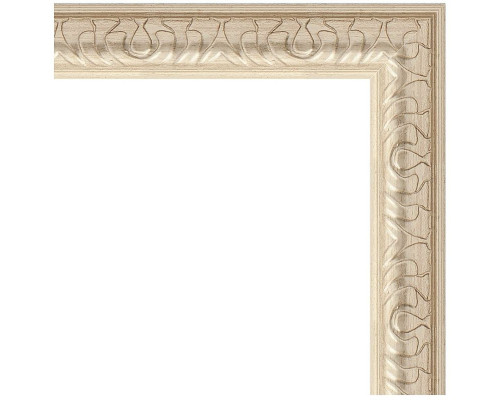 Приобрести Зеркало Evoform Definite 47х37 BY 1342 в багетной раме - Мельхиор 41 мм в магазине сантехники Santeh-Crystal.ru