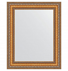 Зеркало Evoform Definite 51х41 BY 3010 в багетной раме - Золотые бусы на бронзе 60 мм