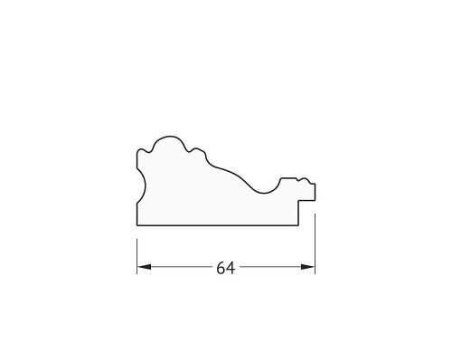 Приобрести Зеркало Evoform Definite 52х42 BY 3013 в багетной раме - Версаль кракелюр 64 мм в магазине сантехники Santeh-Crystal.ru