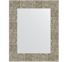 Зеркало Evoform Definite 53х43 BY 3020 в багетной раме - Соты титан 70 мм