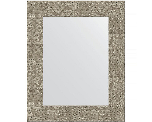 Купить Зеркало Evoform Definite 53х43 BY 3020 в багетной раме - Соты титан 70 мм в магазине сантехники Santeh-Crystal.ru