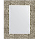 Купить Зеркало Evoform Definite 53х43 BY 3020 в багетной раме - Соты титан 70 мм в магазине сантехники Santeh-Crystal.ru