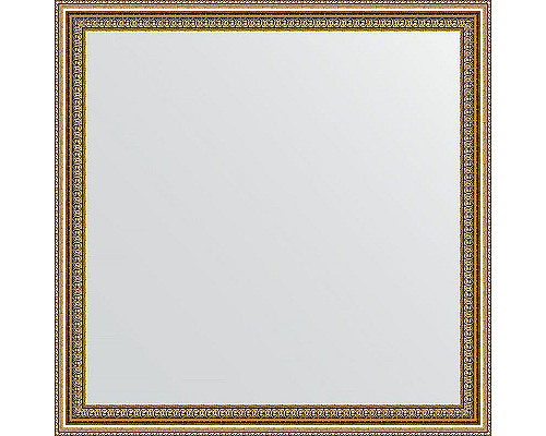 Приобрести Зеркало Evoform Definite 62х62 BY 0777 в багетной раме - Бусы золотые 46 мм в магазине сантехники Santeh-Crystal.ru