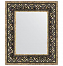 Зеркало Evoform Definite 59х49 BY 3032 в багетной раме - Вензель серебряный 101 мм