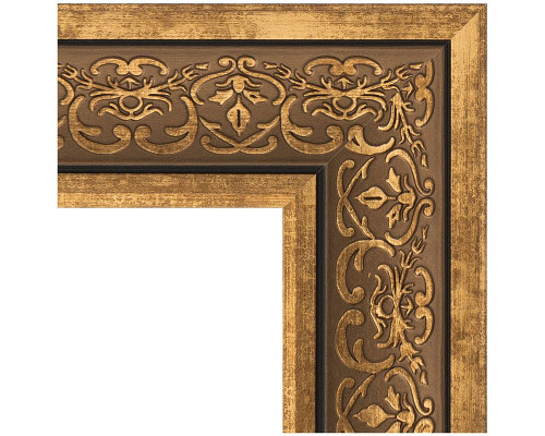 Заказать Зеркало Evoform Definite 59х49 BY 3031 в багетной раме - Вензель бронзовый 101 мм в магазине сантехники Santeh-Crystal.ru