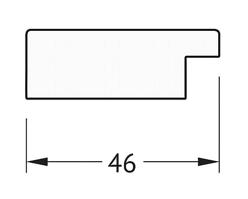 Заказать Зеркало Evoform Definite 71х51 BY 3038 в багетной раме - Волна алюминий 46 мм в магазине сантехники Santeh-Crystal.ru