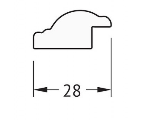Приобрести Зеркало Evoform Definite 68х48 BY 0622 в багетной раме - Витое серебро 28 мм в магазине сантехники Santeh-Crystal.ru