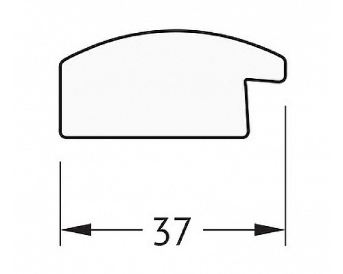 Купить Зеркало Evoform Definite 70х50 BY 0629 в багетной раме - Клен 37 мм в магазине сантехники Santeh-Crystal.ru