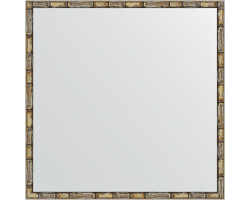 Приобрести Зеркало Evoform Definite 67х67 BY 0660 в багетной раме - Золотой бамбук 24 мм в магазине сантехники Santeh-Crystal.ru