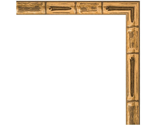 Приобрести Зеркало Evoform Definite 67х67 BY 0660 в багетной раме - Золотой бамбук 24 мм в магазине сантехники Santeh-Crystal.ru