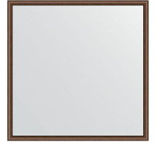 Зеркало Evoform Definite 68х68 BY 0654 в багетной раме - Орех 22 мм
