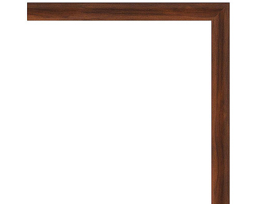 Заказать Зеркало Evoform Definite 68х68 BY 0654 в багетной раме - Орех 22 мм в магазине сантехники Santeh-Crystal.ru