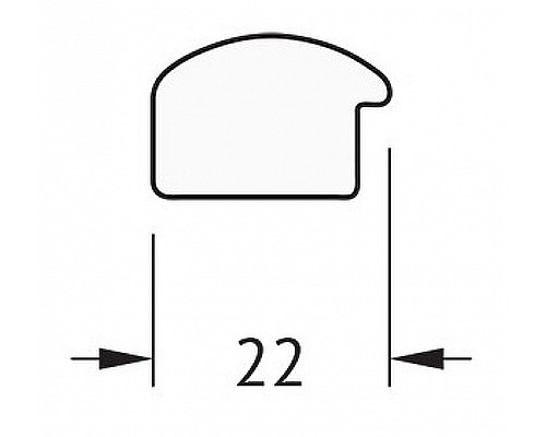 Заказать Зеркало Evoform Definite 68х68 BY 0655 в багетной раме - Махагон 22 мм в магазине сантехники Santeh-Crystal.ru